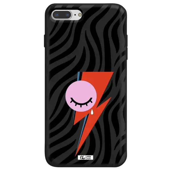 David Bowie Symbol Apple iPhone 8 plus Silicone black Case