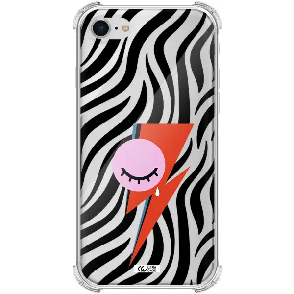 David Bowie Symbol Apple iPhone se 2020 Clear PC Case