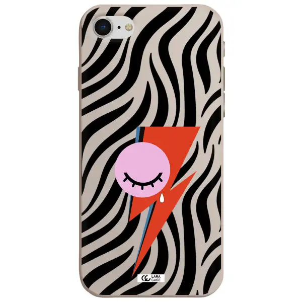 David Bowie Symbol Apple iPhone se 2020 Silicone Stone Case