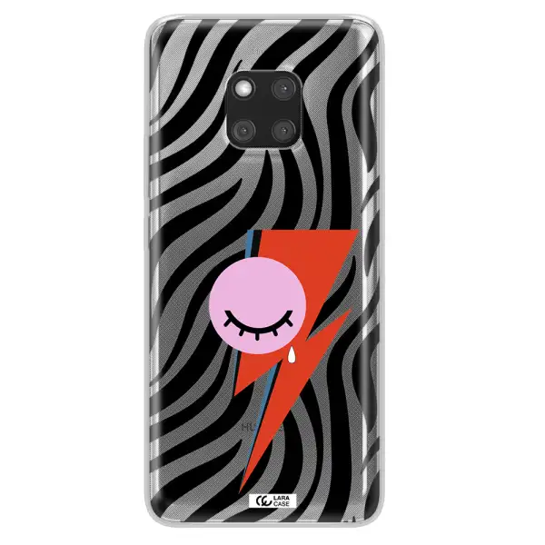David Bowie Symbol Huawei Mate 20 Pro Clear TPU Case