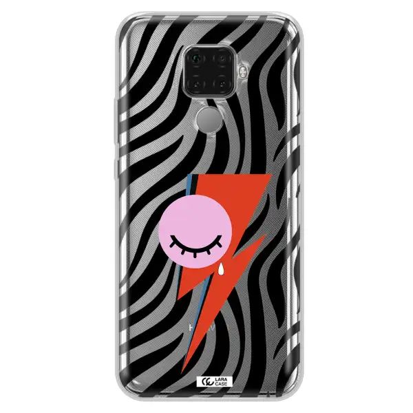 David Bowie Symbol Huawei Mate 30 Lite Clear TPU Case