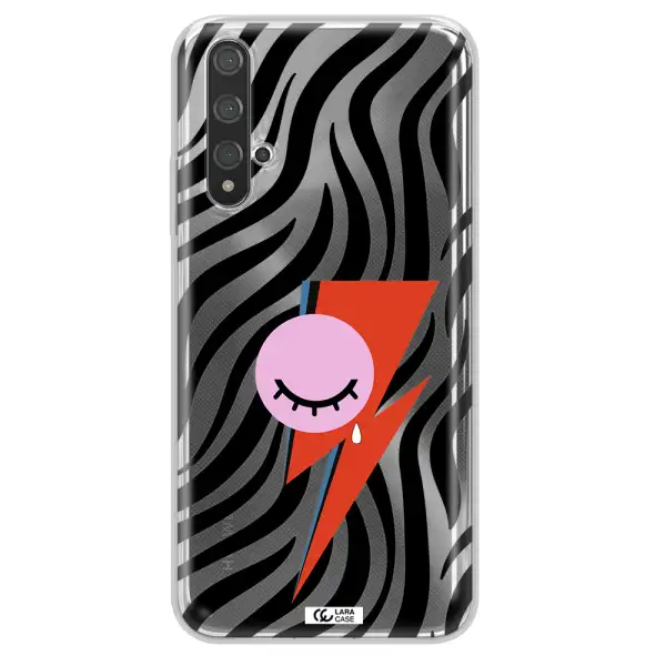 David Bowie Symbol Huawei Nova 5t Clear TPU Case