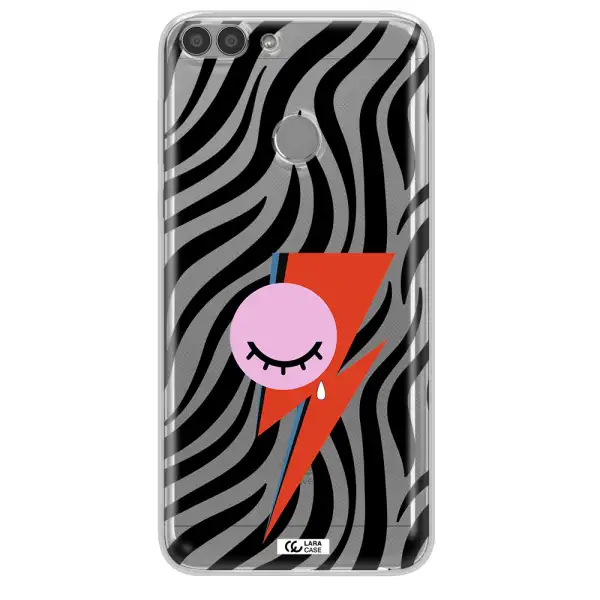 David Bowie Symbol Huawei P Smart 2017 Clear TPU Case