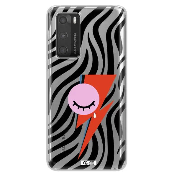 David Bowie Symbol Huawei P40 Clear TPU Case