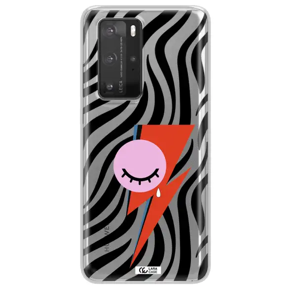 David Bowie Symbol Huawei P40 Pro Clear TPU Case