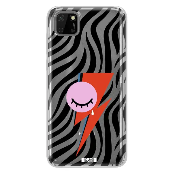 David Bowie Symbol Huawei Y5P Clear TPU Case