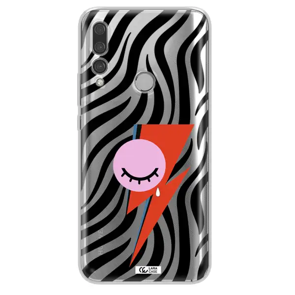 David Bowie Symbol Huawei Y9 Prime 2019 Clear TPU Case