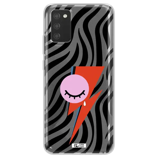 David Bowie Symbol Samsung A02S Clear TPU Case