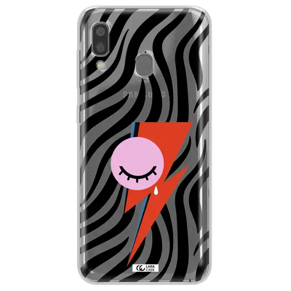 David Bowie Symbol Samsung A20 Clear TPU Case