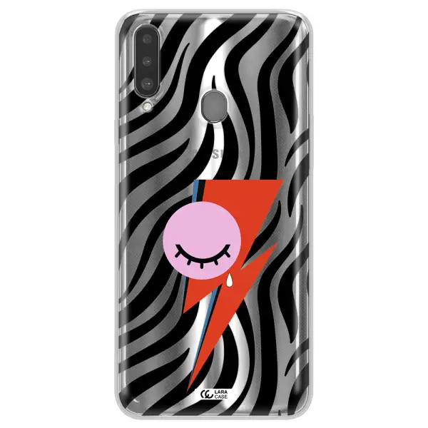 David Bowie Symbol Samsung A20S Clear TPU Case