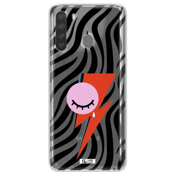 David Bowie Symbol Samsung A21 Clear TPU Case