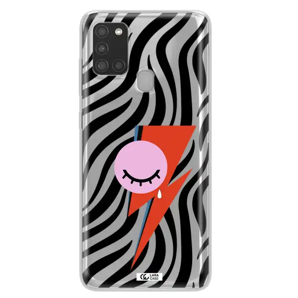 David Bowie Symbol Samsung A21S Clear TPU Case