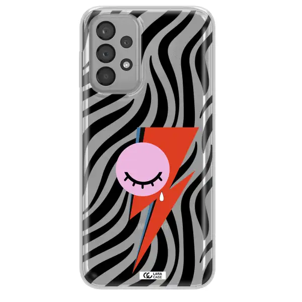 David Bowie Symbol Samsung A23 Clear TPU Case