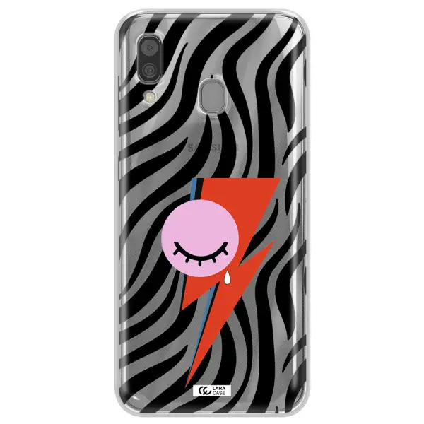 David Bowie Symbol Samsung A30 Clear TPU Case