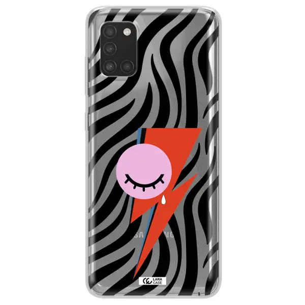 David Bowie Symbol Samsung A31 Clear TPU Case