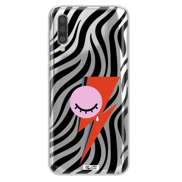 David Bowie Symbol Samsung A50 Clear TPU Case