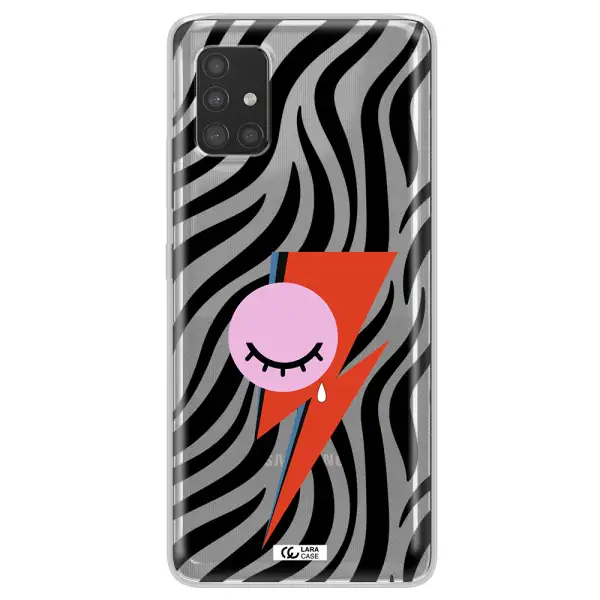 David Bowie Symbol Samsung A51 Clear TPU Case