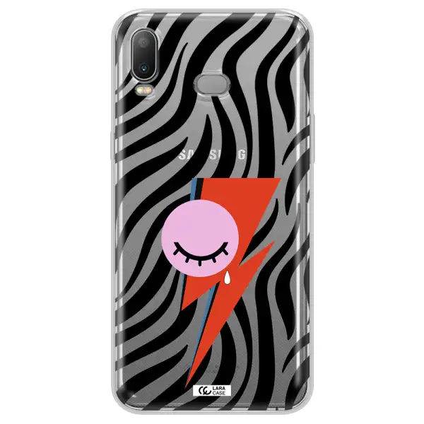 David Bowie Symbol Samsung A6S Clear TPU Case