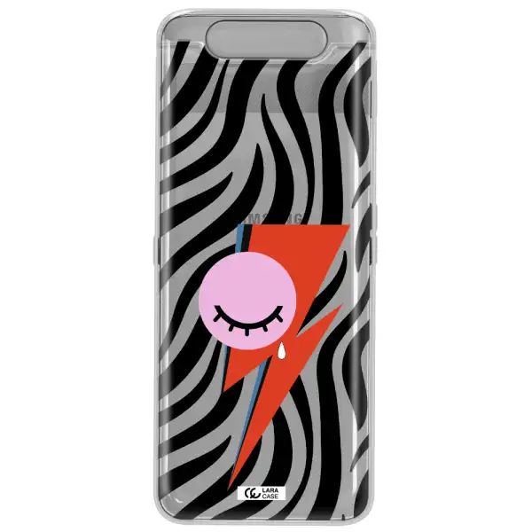 David Bowie Symbol Samsung A80 Clear TPU Case