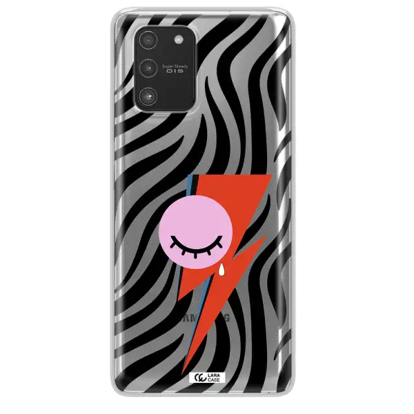 David Bowie Symbol Samsung A91 Clear TPU Case