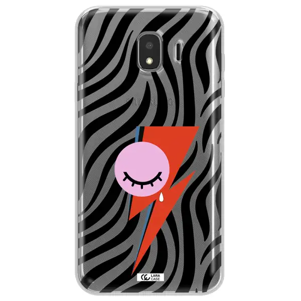 David Bowie Symbol Samsung J4 Clear TPU Case