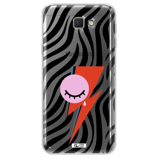 David Bowie Symbol Samsung J5 Prime Clear TPU Case