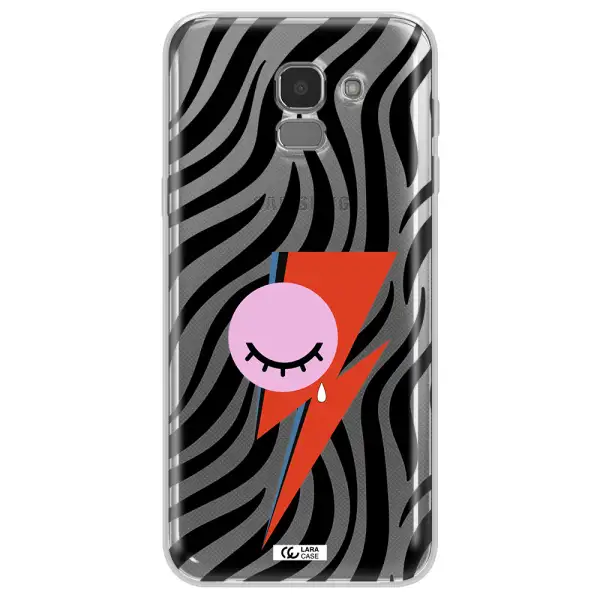 David Bowie Symbol Samsung J6 Clear TPU Case