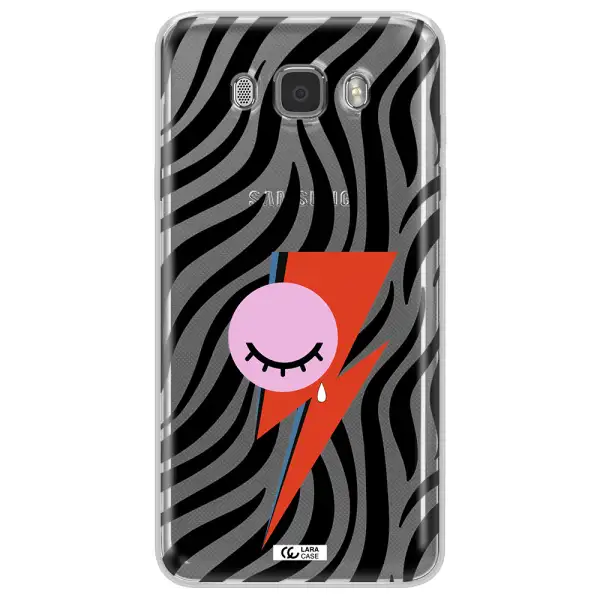 David Bowie Symbol Samsung J7 2016 Clear TPU Case