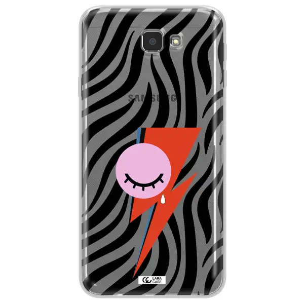 David Bowie Symbol Samsung J7 Prim Clear TPU Case