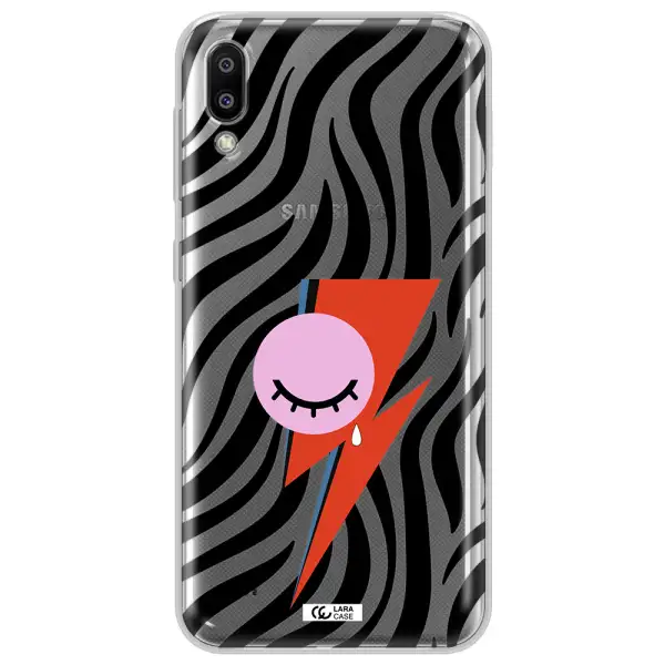 David Bowie Symbol Samsung M10 Clear TPU Case