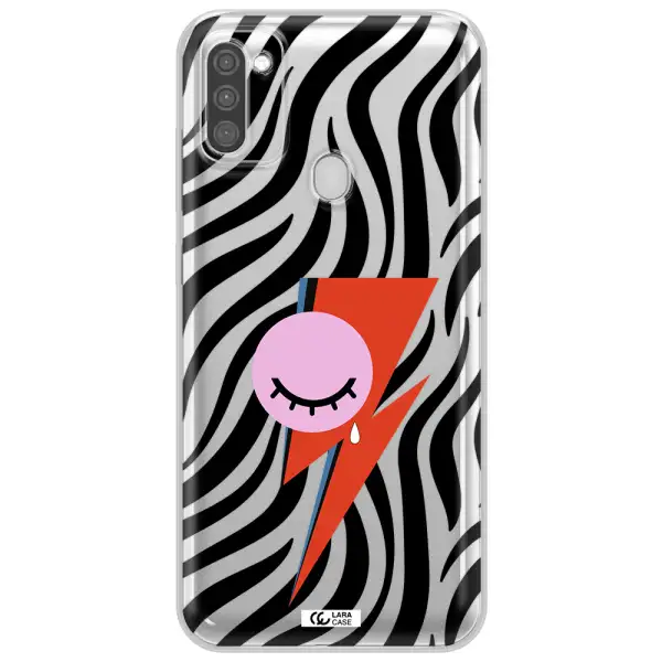 David Bowie Symbol Samsung M11 Clear TPU Case