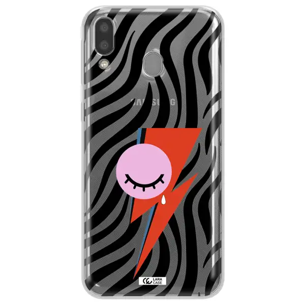 David Bowie Symbol Samsung M20 Clear TPU Case