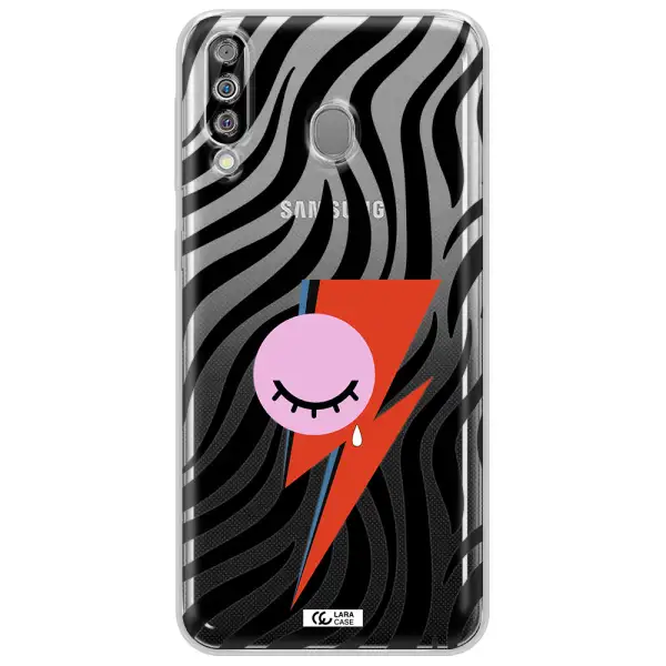 David Bowie Symbol Samsung M30 Clear TPU Case