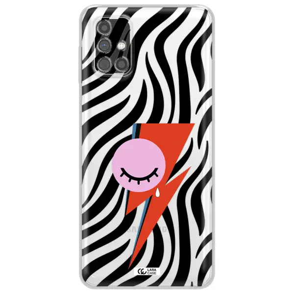 David Bowie Symbol Samsung M31S Clear TPU Case