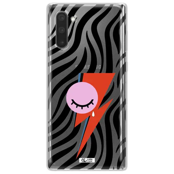 David Bowie Symbol Samsung Note 10 Clear TPU Case
