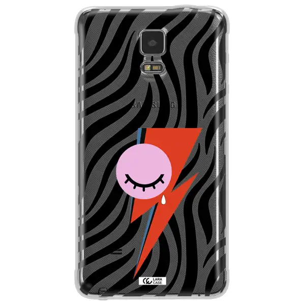 David Bowie Symbol Samsung Note 4 Clear TPU Case