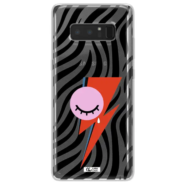 David Bowie Symbol Samsung Note 8 Clear TPU Case