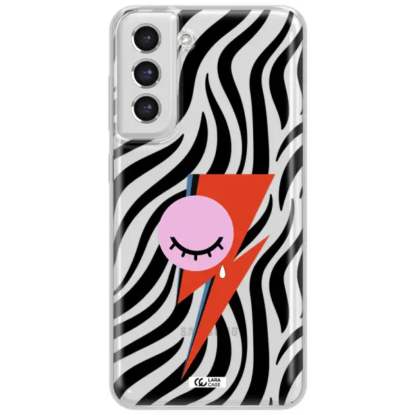 David Bowie Symbol Samsung S21 Fe Clear Tpu Case