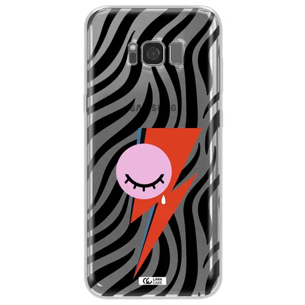 David Bowie Symbol Samsung S8 Plus Clear TPU Case