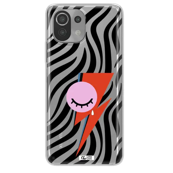 David Bowie Symbol Xiaomi Mi 11 Lite Clear TPU Case