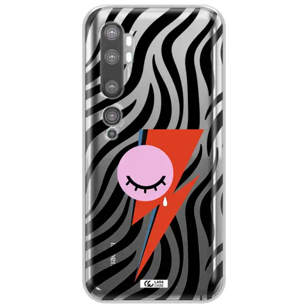 David Bowie Symbol Xiaomi Mi Note 10 Clear TPU Case