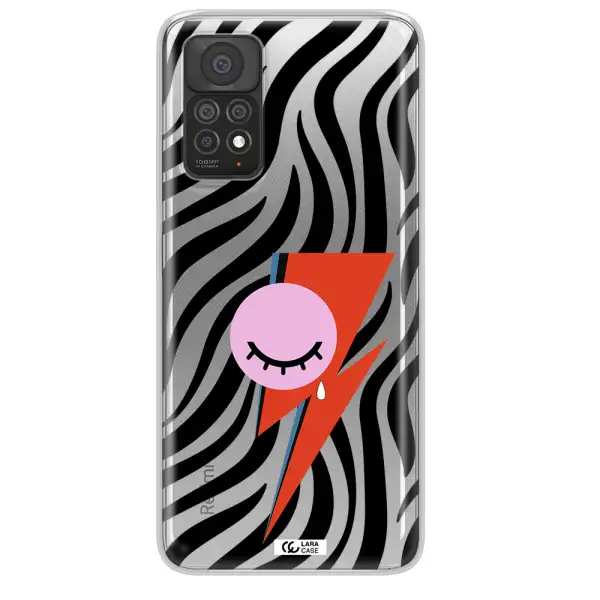 David Bowie Symbol Xiaomi Note 11 Pro Clear TPU Case