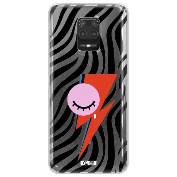 David Bowie Symbol Xiaomi Note 9S Clear TPU Case