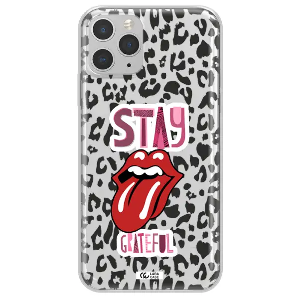 The Rolling Stones Apple iPhone 11 pro Clear TPU Case
