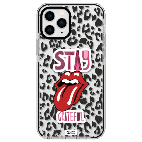 The Rolling Stones Apple iPhone 11 pro impact black border Case