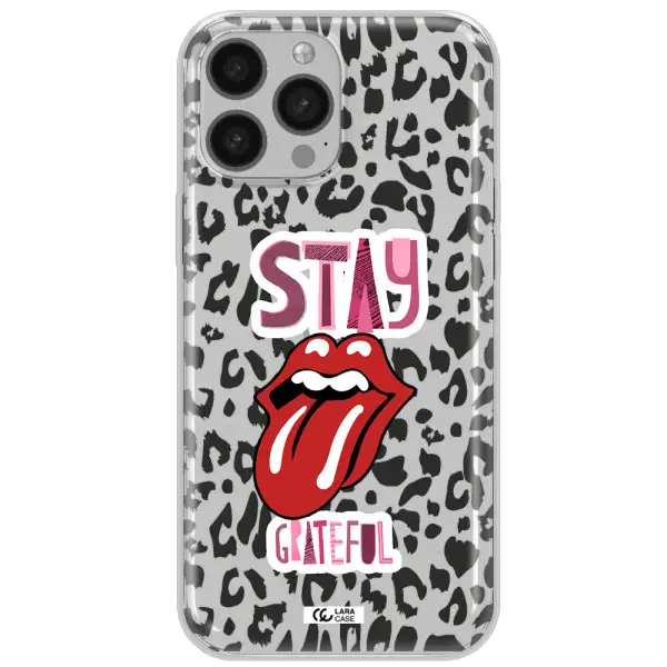 The Rolling Stones Apple iPhone 13 Pro Clear TPU Case