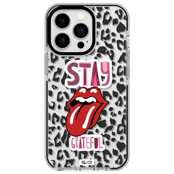 The Rolling Stones Apple iPhone 13 Pro impact black border Case