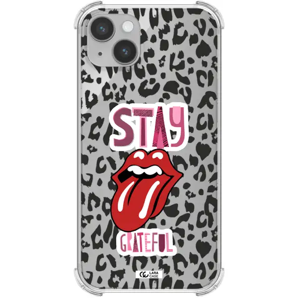 The Rolling Stones Apple iPhone 14 Clear PC Case