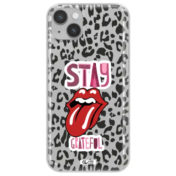 The Rolling Stones Apple iPhone 14 Clear TPU Case