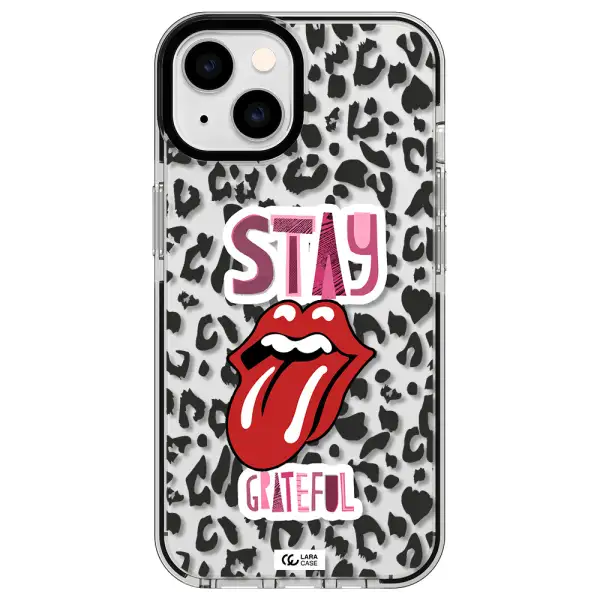 The Rolling Stones Apple iPhone 14 impact black border Case